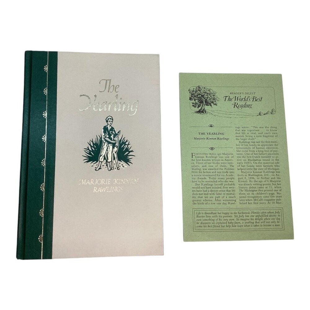 The Yearling By Marjorie Kinnan Rawlings Readers Digest Edition Hardcover‎ 1993
